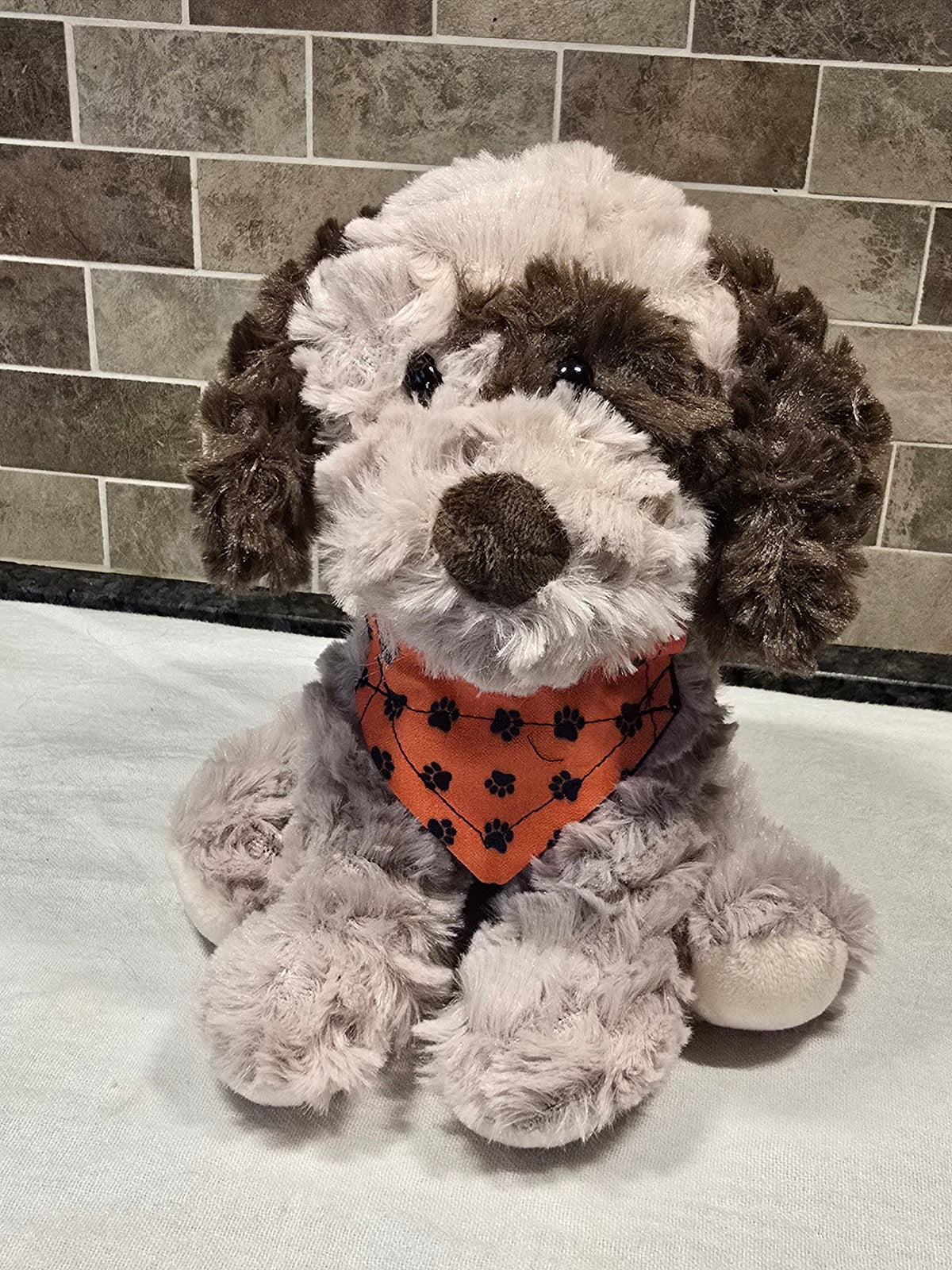 Dressed Up Doggy- Dark Brown & Tan