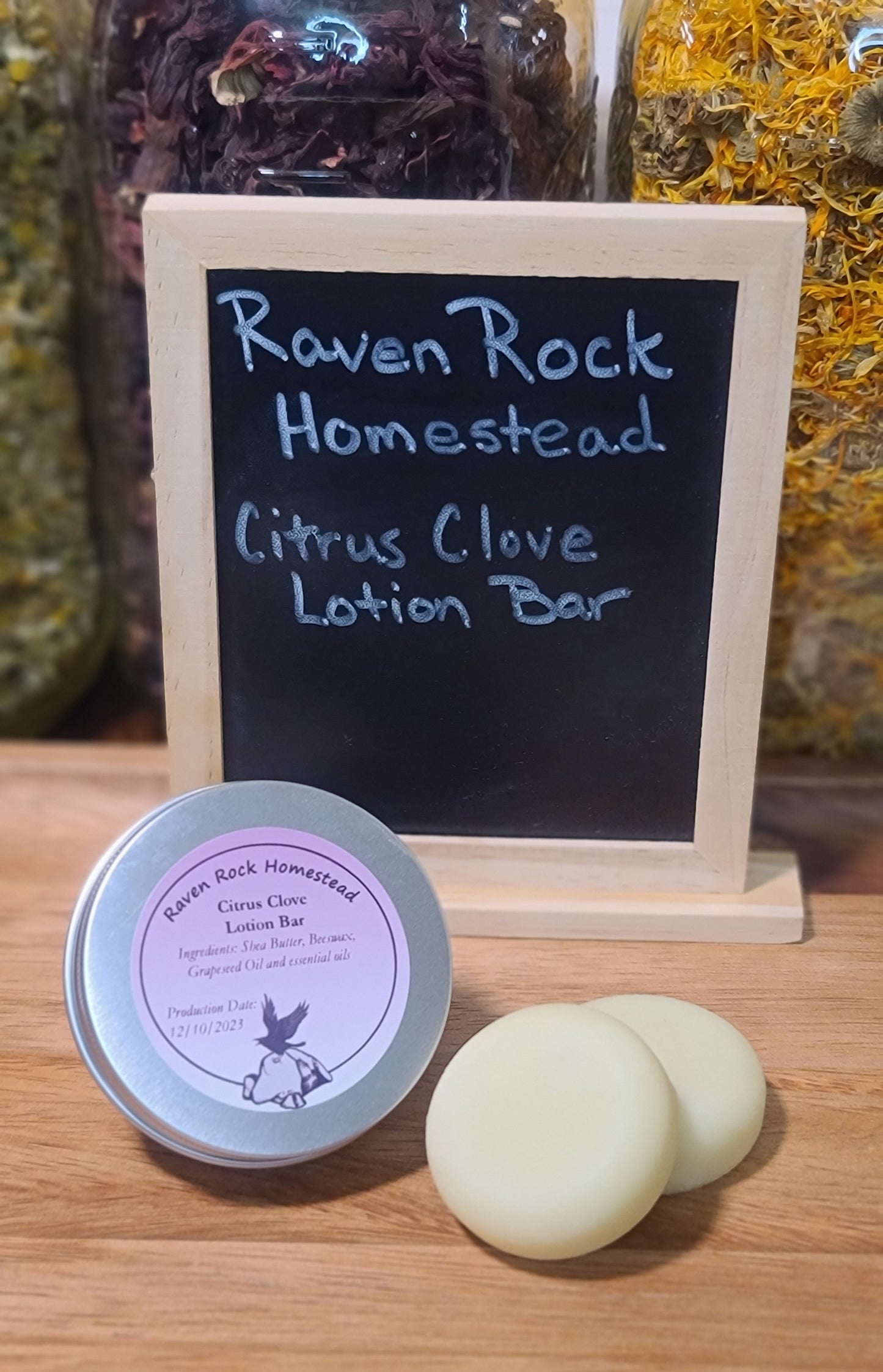 Citrus Clove Lotion Bar